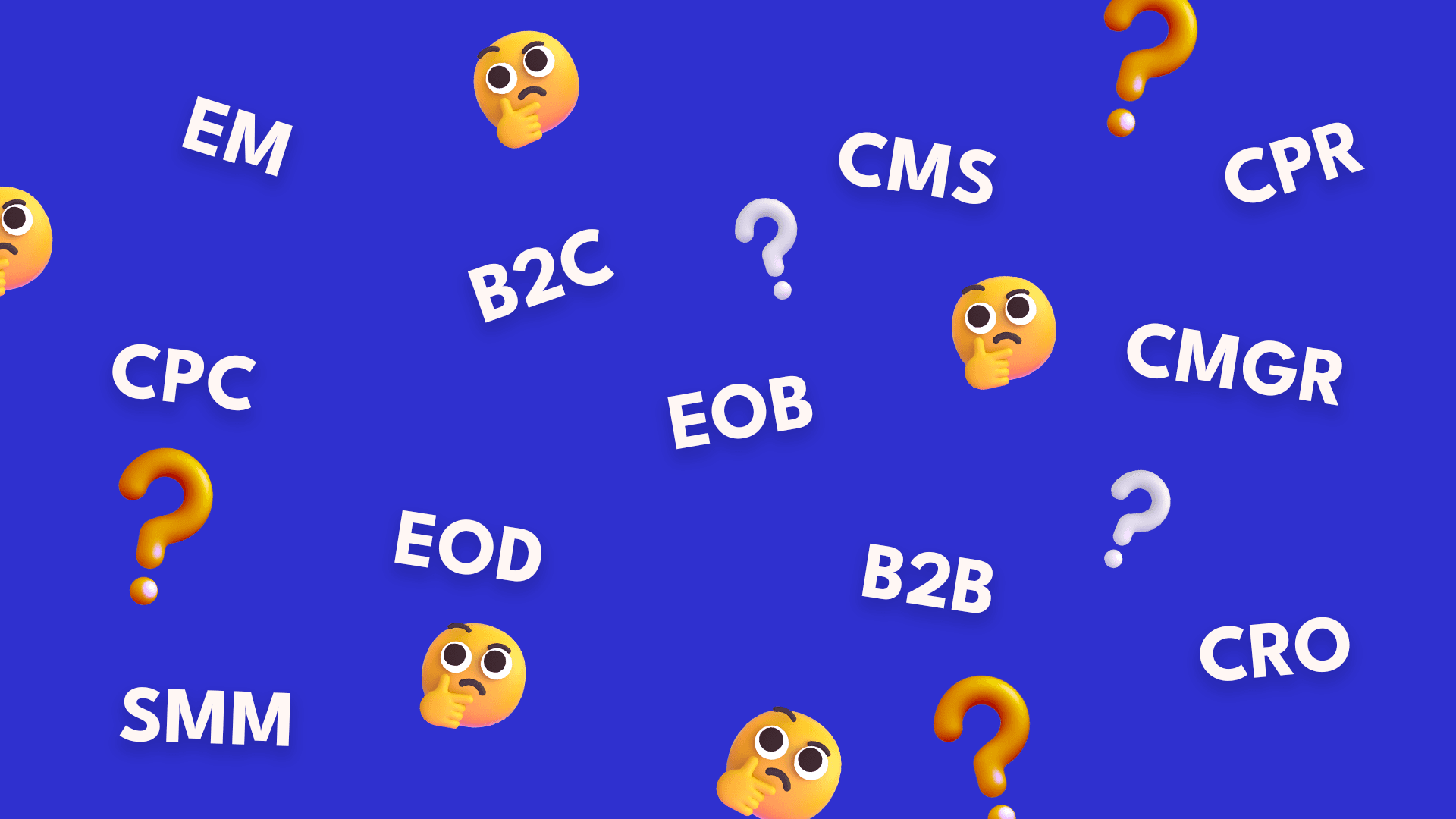 Essential acronyms you need to know if you want a job in social media